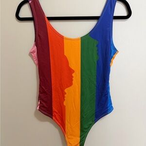 Vibrant Multicolor Women's One-Piece Swimsuit